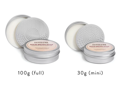 Solid Brush Soap with Cleaning Pad