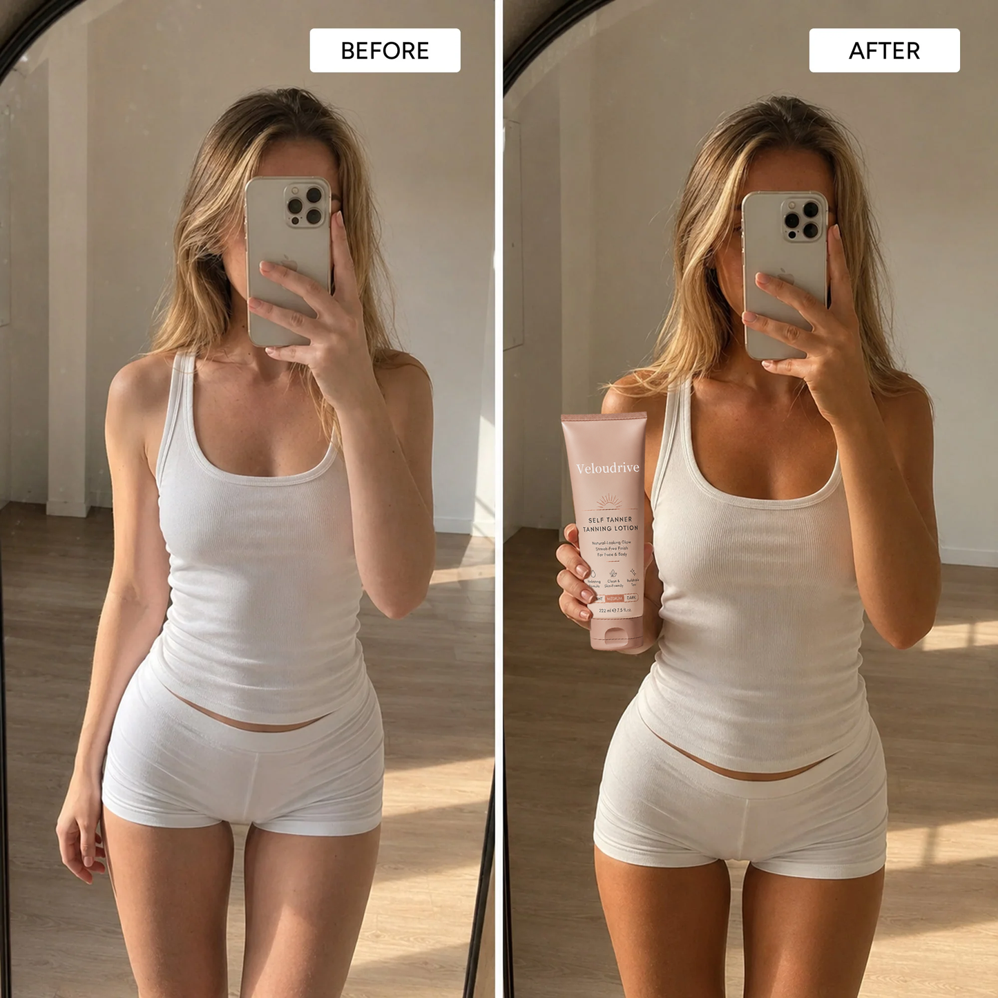 Veloudrive Luxury Sunless Tanning Lotion