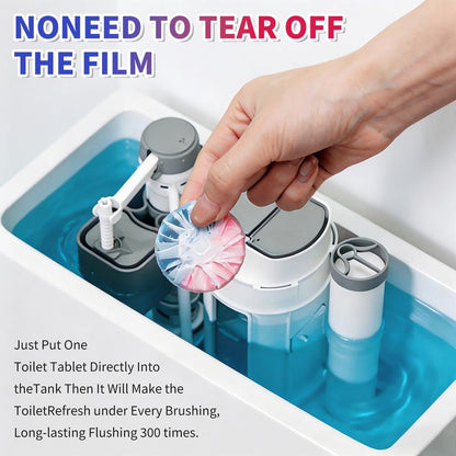 Dual-Color Toilet Bowl Cleaner - 2-in-1 Clean & Deodorize